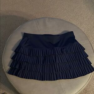 Lucky in Love Midnight Blue Ruffle Skirt